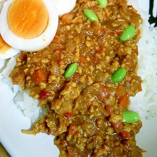 お手軽、キーマカレー